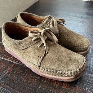3sixteen Padmore & Barnes Men’s Vintage Suede Low Top Moc Shoes Sz 10 90s